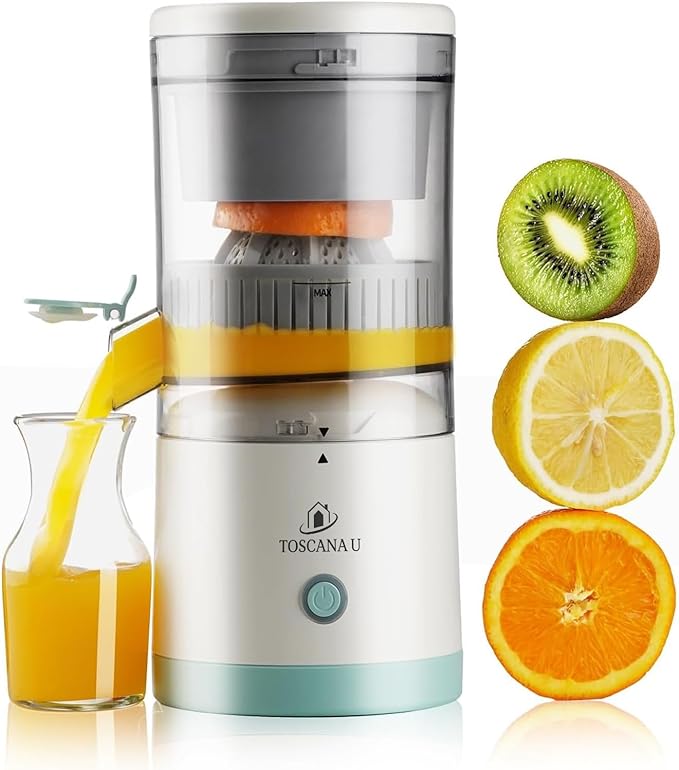 Compact, easy to use, portable, automatic, multi-functional juicer, perfect for fresh juice on the go, 1